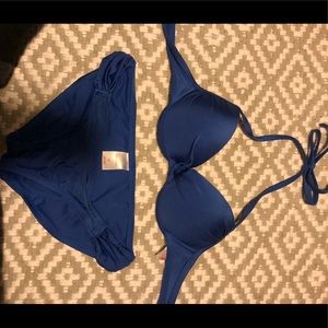 Target Xhileration blue bikini- size small